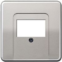 Лицевая панель Jung CD500 для 2-м. розетки USB/аудио платина картинка